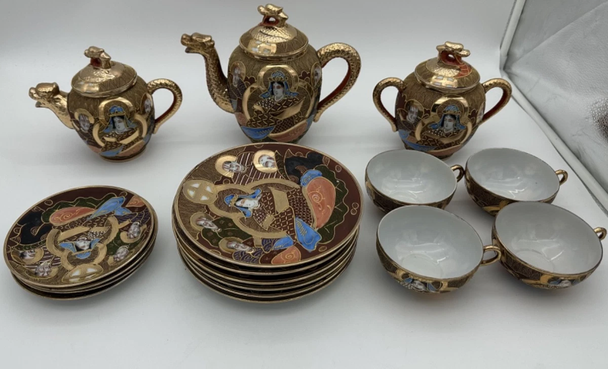 陶瓷多色老式原版古董日本花瓶| eBay