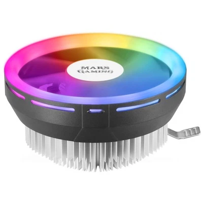Mars Gaming MCPU120, RGB CPU Cooler TDP 120W, Silent PWM 12 cm, Low Profile - Image 1 of 4