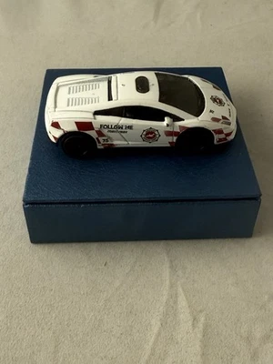 2022 MATCHBOX LAMBORGHINI GALLARDO LP 560-4 POLIZIA AIRPORT WHITE 2 5/8" CAR - Image 1 of 4