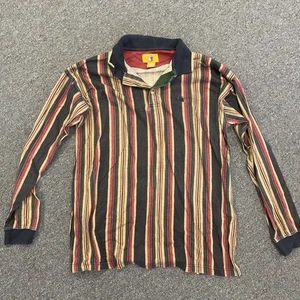 Duck Head Vintage Striped Button-Down Shirt Men’s Large Made in USA 100% Cotton - Picture 1 of 6