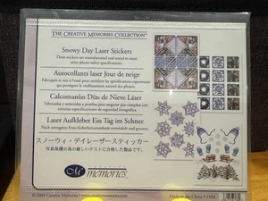 Creative Memories Snowy Day Laser Sticker Pack, Schneeflocken, Winter, Kiefer - Bild 1 von 1