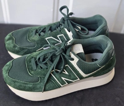 Платформы женские New Balance 574 размер 7,5 WL574ZAG зеленые - Изображение 1 из 4