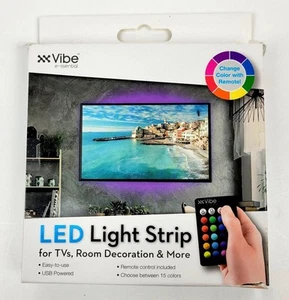 NEW LED Light Strip For TVs Room Decor FB-LED16 Multi-Color 39" with Remote - Picture 1 of 4