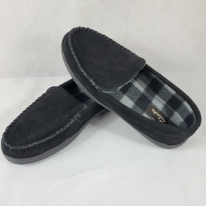 clarks mens leather slippers size 9