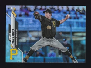 2020 Topps Update Series #U-69 DEREK HOLLAND Pittsburgh Pirates RAINBOW FOIL - Picture 1 of 2