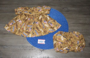 Handgefertigte Puppenkleidung für 20" - 22" Cabbage Patch Puppen - "US Marines" Kleid Set - Bild 1 von 5
