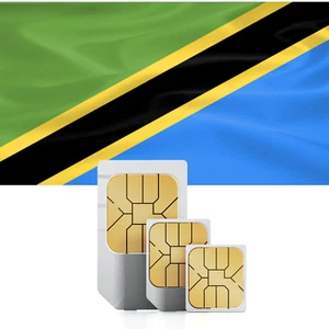 Tansania Sansibar SIM Karte + 10 GB für 15 Tage Prepaid Daten SIM Tanzania - Afbeelding 1 van 1