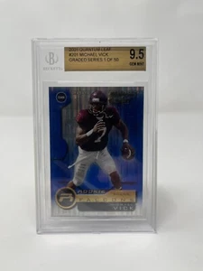 Quantum Leaf 2001 - #201 Michael Vick (RC) Beckett 9,5 - Imagen 1 de 2