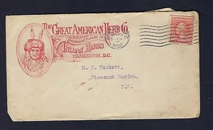 Vintage 1920 Vintage Advertising Postal Envelope, Great American Herb Co. - Picture 1 of 2