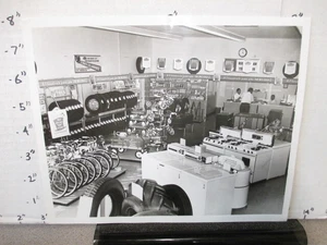 B.F. Goodrich 1961 toy store photo Schwinn bicycle tricycle Radio flyer wagon - Picture 1 of 3