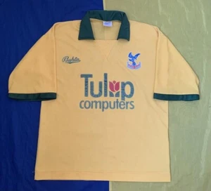 CRYSTAL PALACE 1991-1992 AWAY FOOTBALL SHIRT SOCCER JERSEY BUKTA Sz.34-36 - Picture 1 of 9