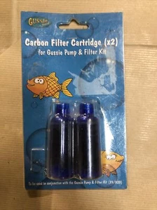 Gussie Goldfish Carbon Filter Cartridge 2 Pack. BRAND NEW/SEALED FREE UK P+P - Picture 1 of 1
