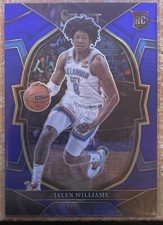 2023 Panini Select Blue Silver Prizm Jalen Williams Rookie RC #90 OKC Thunder