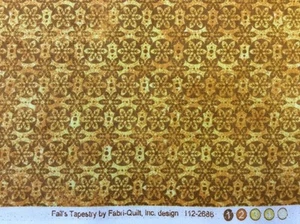 Fabri-Quilt - Tela mezcladora de oro 'Fall's Tapestry' - 100% algodón- Por 0.25m - Imagen 1 de 2