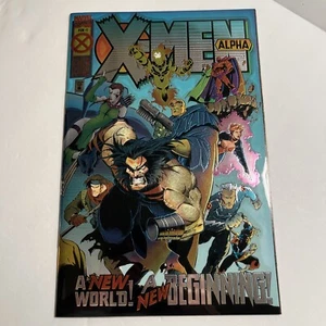 X-Men: Alpha #1 Marvel 1995 cromo envolvente casi nuevo primera aparición de Dark Beast - Imagen 1 de 11