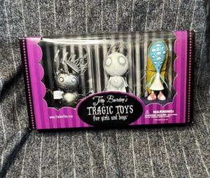 Tim Burton's Tragic Toys Robot Boy, Stain Boy, The Girl With Many Eyes Sealed. - Picture 1 of 3