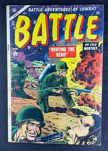 Atlas cubierta lanzallamas Battle (1951) #35 GD (2.0) - Imagen 1 de 2