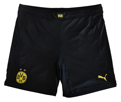 PANTALONES CORTOS DE FÚTBOL LOCAL BORUSSIA DORTMUND 2014/2015 PUMA TALLA L Foto 1 de 4