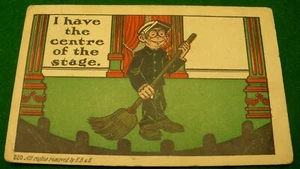 E.B.&E postcard signed comic CENTRE STAGE 1909 monkey ?# 2043 - Picture 1 of 2