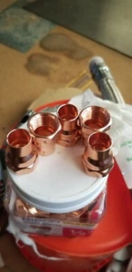 5,  1/2" Copper Sweat X Fip Adapter NIBCO "CHEAPER THAN AMAZON" MADE IN AMERICA  - Imagen 1 de 1