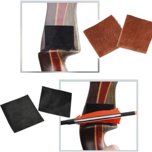 3pcs Fur Arrow Rest Stick Adhesive Archery Traditional Recurve Bow Longbow Plate - Picture 1 of 14