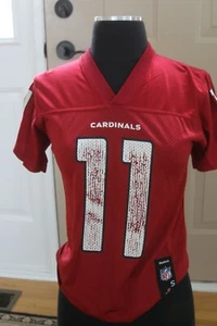 REEBOK * ST LOUIS CARDINALS * LARRY FITZGERALD #11 YOUTH FOOTBALL JERSEY ~ S 8 - Picture 1 of 2
