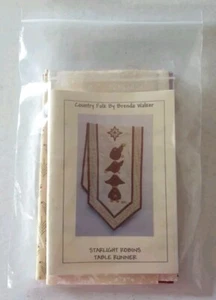 Country Folk Brenda Walker Starlight Robins Table Runner Fabric Kit & Pattern - Picture 1 of 5