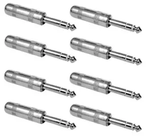Paquete de 8) Procraft PC-TJ033 TRS 1/4 3 conductores 6,35 mm estéreo enchufe terminal de soldadura - Imagen 1 de 1