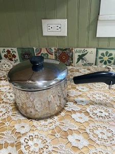 Revere Ware 3 Qt Copper Bottom 1801 - 85 Pan Vintage - Picture 1 of 6