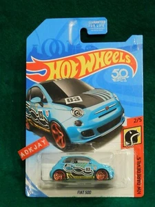 2018 Hot Wheels ~ HW DAREDEVILS #2/5 ~ Fiat 500 ~ türkis ~ #03 - Bild 1 von 3
