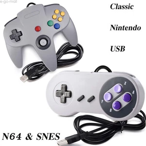 USB N64 & SNES Controller Gamepad for Windows PC Mac Raspberry Pi Linux RetroPie - Picture 1 of 67