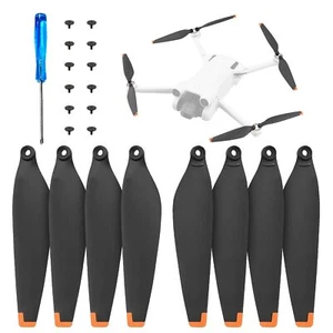 DERAY | Propeller für DJI Mini 3 Pro Drohne, TPU Gummi Spitze, 8 Stück / 4 Paar - Bild 1 von 9