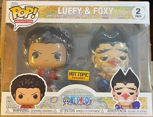 Luffy & Foxy 2-Pack Common Funko Pop | One Piece Hot Topic Exclusive READ DESCRI - Picture 1 of 7