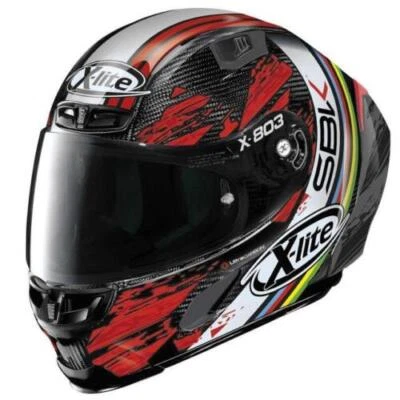 Integral Helm Spur Faser X-LITE X-803 Rs Ultra Kohlenstoff SBK 68 Schwarz Rot - Bild 1 von 2