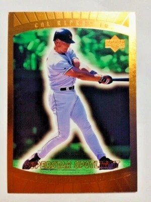 1999 Upper Deck Ovation #83 Cal Ripken Jr. Superstar Spotlight Short Print SP  - Image 1 of 2