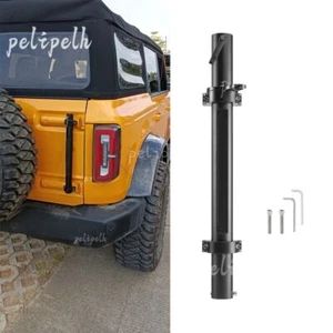 Aluminum Tail gate Hinge Flag/Antenna Mounted Bracket For Ford Bronco 2021 2022+ - Picture 1 of 12