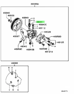 Joint Kit, P/S Oil Pump Flow For: Mitsubishi Lancer Evo 5 6 CP9A - Picture 1 of 1