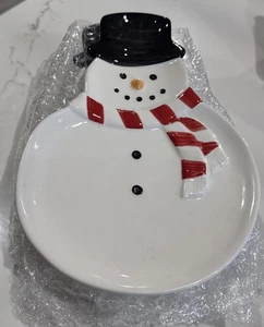 Williams Sonoma 2004 Iconic Holiday Snowman Plates (4 set) - Picture 1 of 4