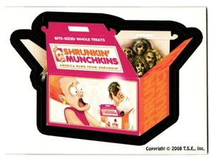 Shrunken Heads Dunkin' Donuts Parody Sticker 2008 Silly Supermarket - Picture 1 of 2