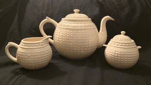 Vintage Decma Abrigada Portugal dekoratives schönes Porzellan Teeservice 5-teilig - Bild 1 von 13