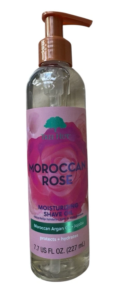 Tree Hut Bare Moisturizing Shave Oil Moroccan Rose 7.7oz Essentials for Soft