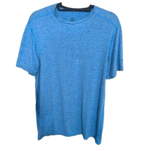 Champions Mens Blue T-Shirt Solid Short Sleeve Crew Neck Size M - Picture 1 of 3