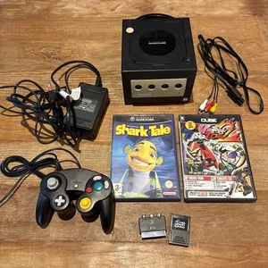 Schwarze Nintendo GameCube Konsole mit Extras - getestet und funktionsfähig - Bild 1 von 12