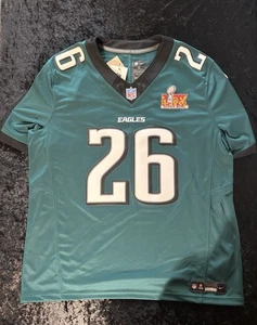 XL Saquon Barkley #26 Vapor FUSE Jersey Super Bowl LIX 59 Eagles Authentic - Picture 1 of 5