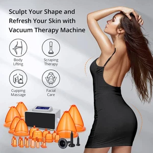 Macchina per terapia sottovuoto 150 ml tazze ingrandimento seno 24 tazze 3 manici Gua Sha - Foto 1 di 7