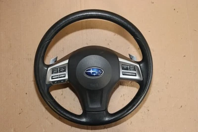 2014 2015 2016 Subaru Impreza XV Crosstrek CVT Steering Wheel Assembly - Image 1 of 4