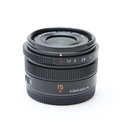 Panasonic LEICA DG SUMMILUX 15mm F/1.7 ASPH. Black (MFT) #164 - Image 1 of 4
