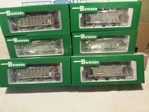 BOWSER C0NRAIL BALLAST HOPPERS (CONVERTED PS-2's) 6-DIFFERANT CAR NUMBERS - Picture 1 of 3