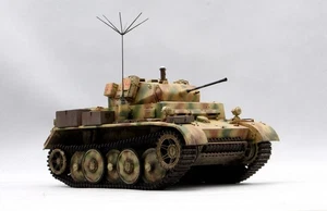COSTRUITO 1/16 WWII TEDESCO carro armato II Ausf L "LUCHS"light Tank - Foto 1 di 12