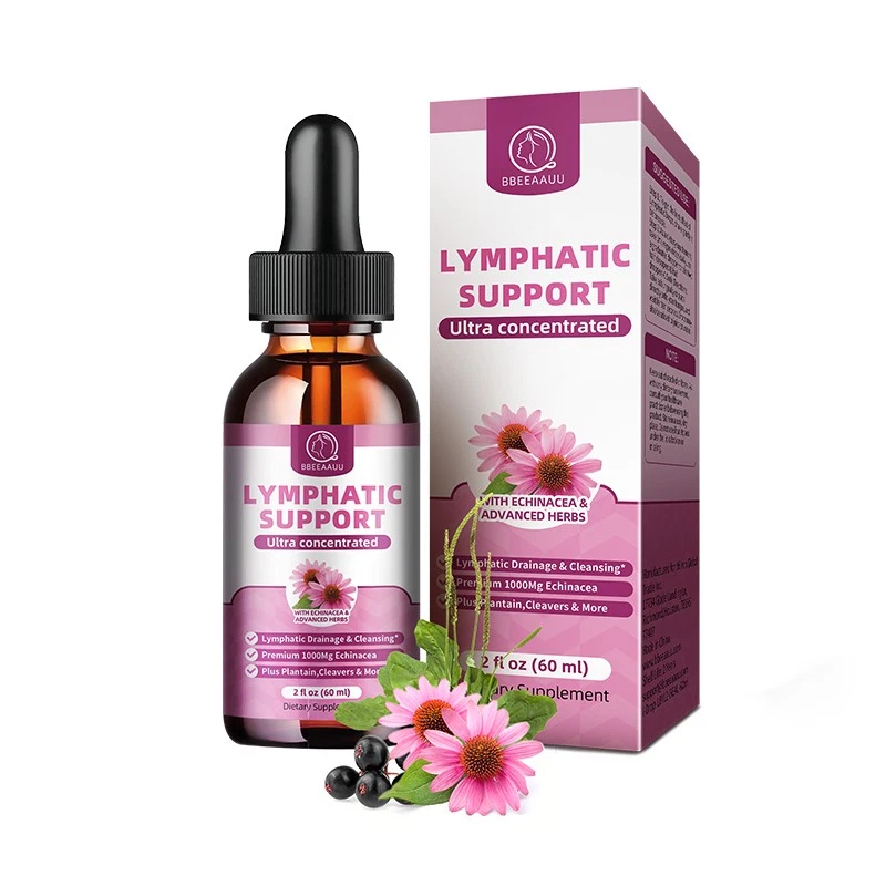 Gotas suplementos de drenaje linfático para inmunología, sistema linfático, limpieza, desintoxicación 2fl Foto 1 de 4